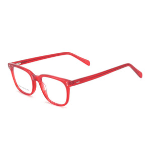 Rectangular Men and Women Acetate  Glasses Frame Full Rim Large Eyewear For My Prescription Myopia & Reading Lenses