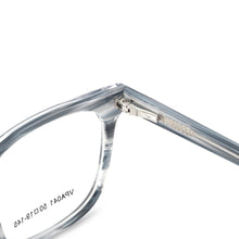 Carica l&#39;immagine nel visualizzatore di Gallery, Rectangular Men and Women Acetate  Glasses Frame Full Rim Large Eyewear For My Prescription Myopia &amp; Reading Lenses