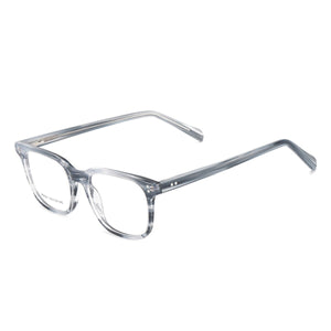 Rectangular Men and Women Acetate  Glasses Frame Full Rim Large Eyewear For My Prescription Myopia & Reading Lenses