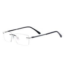Load image into Gallery viewer, Rectangular Men and Women And Lightweight Rimless Eyeglasses Metal Prescription For Optical Lenses Myopia Presbyopia