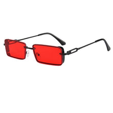 Load image into Gallery viewer, Rectangular Retro Sunglasses Men Gray Gun Metal Sun Glasses for Women Special Design Leg Eyewear Style UV400 Gifts