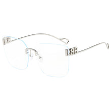 Carica l&#39;immagine nel visualizzatore di Gallery, Rectangular Sunglasses Rimless Men Metal Square Sun Glasses for Women Gradient Lens Frameless Uv400