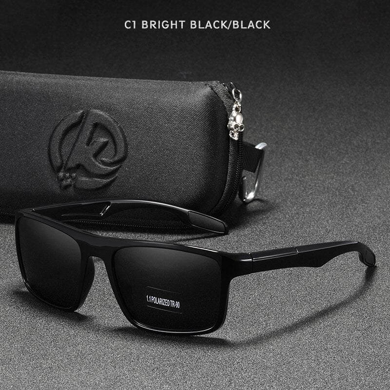 Rectangular TR90 Frame Polarized TAC 1.1mm Lens Ultra Light Sunglasses Men Women Sports Driving Eyewear Gafas de sol para hombre