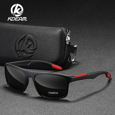 Rectangular TR90 Frame Polarized TAC 1.1mm Lens Ultra Light Sunglasses Men Women Sports Driving Eyewear Gafas de sol para hombre