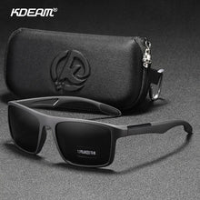 Load image into Gallery viewer, Rectangular TR90 Frame Polarized TAC 1.1mm Lens Ultra Light Sunglasses Men Women Sports Driving Eyewear Gafas de sol para hombre