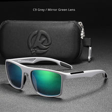 Load image into Gallery viewer, Rectangular TR90 Frame Polarized TAC 1.1mm Lens Ultra Light Sunglasses Men Women Sports Driving Eyewear Gafas de sol para hombre