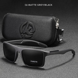 Rectangular TR90 Frame Polarized TAC 1.1mm Lens Ultra Light Sunglasses Men Women Sports Driving Eyewear Gafas de sol para hombre