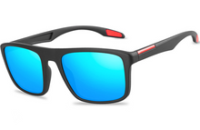 Carica l'immagine nel visualizzatore di Gallery, Occhiali da sole rettangolari ultraleggeri TR90 da uomo polarizzati TAC 1,1 mm di spessore lente da guida Occhiali da sole da donna Sport Cat.3 vintage 