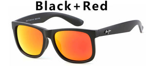Red Sands Mirror Polarized Sunglasses Men Classic Design Maui Jim Eyewear Frame Square Sport Male UV400 Travel Goggles