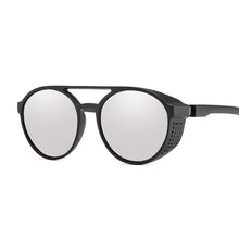 Load image into Gallery viewer, Red Steampunk Sunglasses Women Retro Goggles Round Flip Up Sun Glasses Female Steam Punk Vintage Eyewear Oculos De Sol