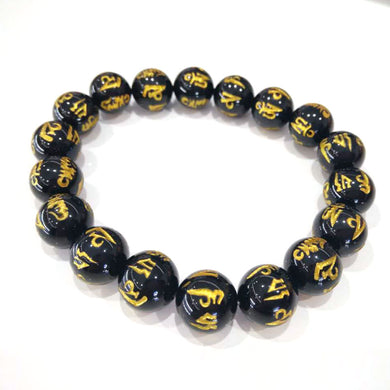 Red agate, black agate, bracelet, girl, six words, single ring, string of lovers crystal jewelry.