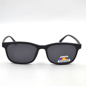 Retro 2 in 1 Polarized Magent  Clip on Sunglasses Myopia Prescription Eyeglasses For Men Women