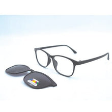 Load image into Gallery viewer, Retro 2 in 1 Polarized Magent  Clip on Sunglasses Myopia Prescription Eyeglasses For Men Women