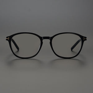 Retro Acetate Eyeglasses Frame Women Full Rim Optical Eyewear Blue Light Blocking Goggle Prescription Myopia Glasses for Men