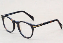 Load image into Gallery viewer, Retro Acetate Round Glasses Frame Women Full Rim Optical Eyewear Blue Light Blocking Goggle Myopia Eyeglasses Men Spectacle