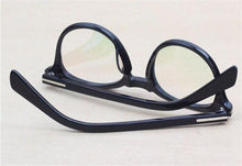 Load image into Gallery viewer, Retro Acetate Round Glasses Frame Women Full Rim Optical Eyewear Blue Light Blocking Goggle Myopia Eyeglasses Men Spectacle