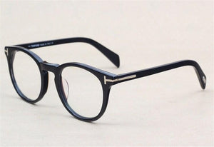 Retro Acetate Round Glasses Frame Women Full Rim Optical Eyewear Blue Light Blocking Goggle Myopia Eyeglasses Men Spectacle