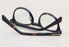 Load image into Gallery viewer, Retro Acetate Round Glasses Frame Women Full Rim Optical Eyewear Blue Light Blocking Goggle Myopia Eyeglasses Men Spectacle
