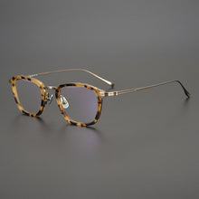 Load image into Gallery viewer, Retro Acetate Titanium Glasses Frame Men Square Myopia Prescription Optical Eyeglasses Frame Women Vintage  Brand Eyewear