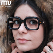 Load image into Gallery viewer, Retro Anti Blue Glasses Women Men Square Sunglasses UV400 Vintage Computer Eyeglasses Eyewear Optical Frames