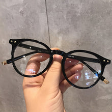 Load image into Gallery viewer, Retro Anti Blue Ray Computer Glasses Women Round Eye Glass Blue Light Blocking Eyewear Optical Bluelight Glasses