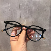Load image into Gallery viewer, Retro Anti Blue Ray Computer Glasses Women Round Eye Glass Blue Light Blocking Eyewear Optical Bluelight Glasses