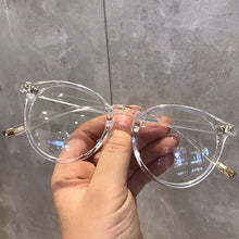 Load image into Gallery viewer, Retro Anti Blue Ray Computer Glasses Women Round Eye Glass Blue Light Blocking Eyewear Optical Bluelight Glasses