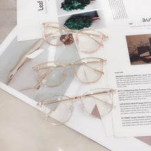 Load image into Gallery viewer, Retro Anti Blue Ray Computer Glasses Women Round Eye Glass Men Blue Light Blocking Eyewear Optical Frames Gift