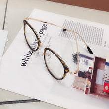 Load image into Gallery viewer, Retro Anti Blue Ray Computer Glasses Women Round Eye Glass Men Blue Light Blocking Eyewear Optical Frames Gift