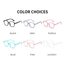 Carica l&#39;immagine nel visualizzatore di Gallery, Retro Anti-blue Light Glasses Frame Children&#39;s Glasses Round Glasses for Kids Student Eyeglasses Child Goggle Cute Pink