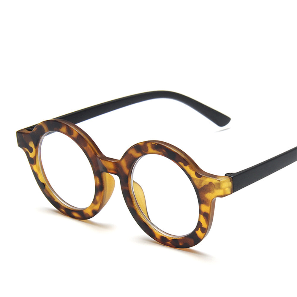 Retro Anti-blue Light Glasses Frame Children's Round Glasses For Kids Student Eyeglasses Child Boys Girls Goggle Cute Orange