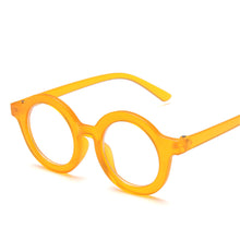 Load image into Gallery viewer, Retro Anti-blue Light Glasses Frame Children&#39;s Round Glasses For Kids Student Eyeglasses Child Boys Girls Goggle Cute Orange
