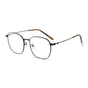Retro Big Frame Pure Titanium Glasses Frame For Men And Women Optical Eyeglasses Frame Anti-Blue Light Glasses Frame7525