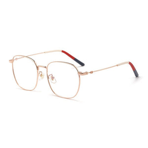 Retro Big Frame Pure Titanium Glasses Frame For Men And Women Optical Eyeglasses Frame Anti-Blue Light Glasses Frame7525