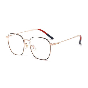 Retro Big Frame Pure Titanium Glasses Frame For Men And Women Optical Eyeglasses Frame Anti-Blue Light Glasses Frame7525