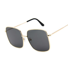 Load image into Gallery viewer, Retro Big Square Sunglasses Women Brand Designer Pink Sun Glasses For Ladies Alloy Quality Sunglasses Female Oculus De Sol