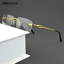 Load image into Gallery viewer, Retro Brand eyeglasses frame women Square Glasses Frame men 2022 myopia computer spectacle frames Vintage Handmade designer nerd