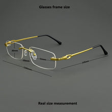 Load image into Gallery viewer, Retro Brand eyeglasses frame women Square Glasses Frame men 2022 myopia computer spectacle frames Vintage Handmade designer nerd