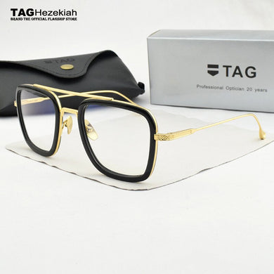 Retro Brand eyeglasses men Square Glasses Frame mens women 2023 myopia computer Vintage Handmade designer nerd spectacle frames