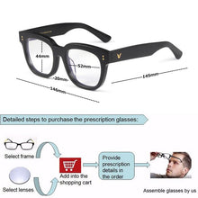 Load image into Gallery viewer, Retro Brand glasses frame women 2023 round glasses frame men myopia prescription spectacle frames Women&#39;s eyeglasses frame Men&#39;s