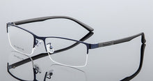 Carica l&#39;immagine nel visualizzatore di Gallery, Retro Business Casual Square Eyewear Men&#39;s Optical Glasses Frame Metal Half Frame Myopia Rx Frame Prescription Eyeglasses Men