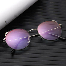 Load image into Gallery viewer, Retro Cat Ear Glasses Frame Fashion Ladies Glasses Round Glasses Korean Glasses Frames Ladies Decorative Glasses