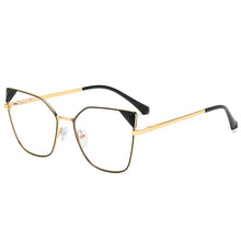 Load image into Gallery viewer, Retro Cat Eye Anti Blue Light Optical Glasses Frames  Women Men Metal Frame Flat Glasses Computer Eyeglasses Myopia Glass
