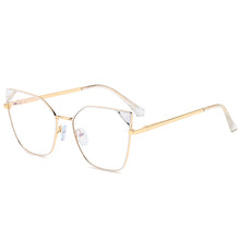 Load image into Gallery viewer, Retro Cat Eye Anti Blue Light Women Simple Optical Glasses Frames Computer Eyeglasses Vintage Myopia Frame Prescription