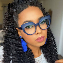 Load image into Gallery viewer, Retro Cat Eye Glasses Frames Women  Brand Designer Transparent Glasses Prescription Frames Glasses Men Vintage Eyewear