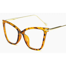Load image into Gallery viewer, Retro Cat Eye Glasses Women&#39;s Eyeglasses Frame Luxury Brand Designer Spectacles Transparent Cat&#39;s Eye Glasses Female Eyewear