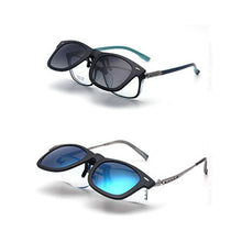Load image into Gallery viewer, Retro Cat Eye Polarized Sunglasses Clip on Myopia Glasses Eyeglasses Accessories Sunglasses Lens Oculos Gafas De Sol HDCRAFTER