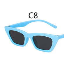 Load image into Gallery viewer, Retro Cat Eye Sun Eye Sunglasses Metal Hinge Women&#39;s Casual Sungalsses