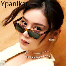 Load image into Gallery viewer, Retro Cat Eye Sun Eye Sunglasses Metal Hinge Women&#39;s Casual Sungalsses
