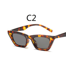 Load image into Gallery viewer, Retro Cat Eye Sun Eye Sunglasses Metal Hinge Women&#39;s Casual Sungalsses